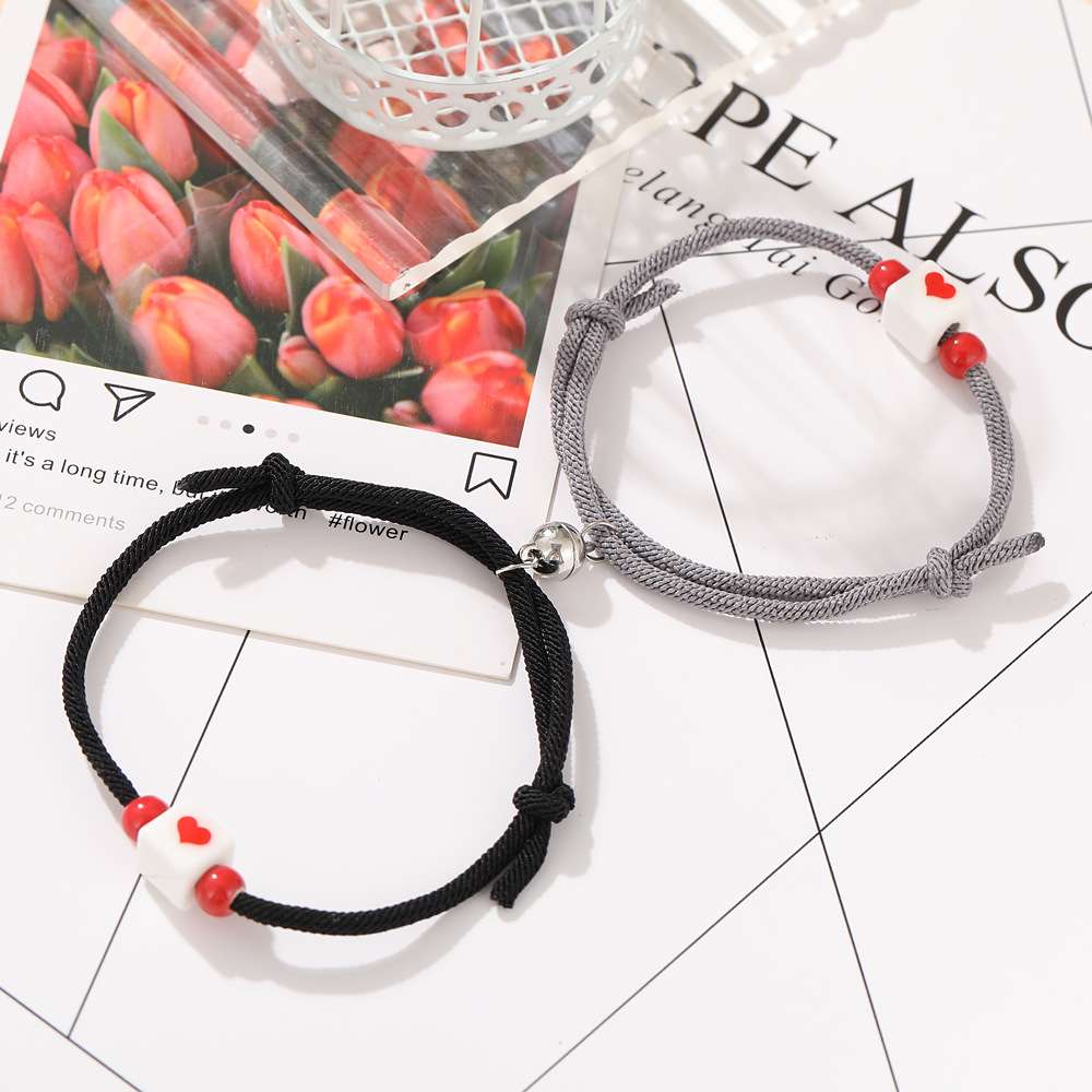 Jewelrywe Pulsera Hombres Mujeres, Pulsera para Parejas, Classic Pulsera Cruz, circonio cúbico de acero inoxidable, Oro Plata Negro,Regalos San Valentin